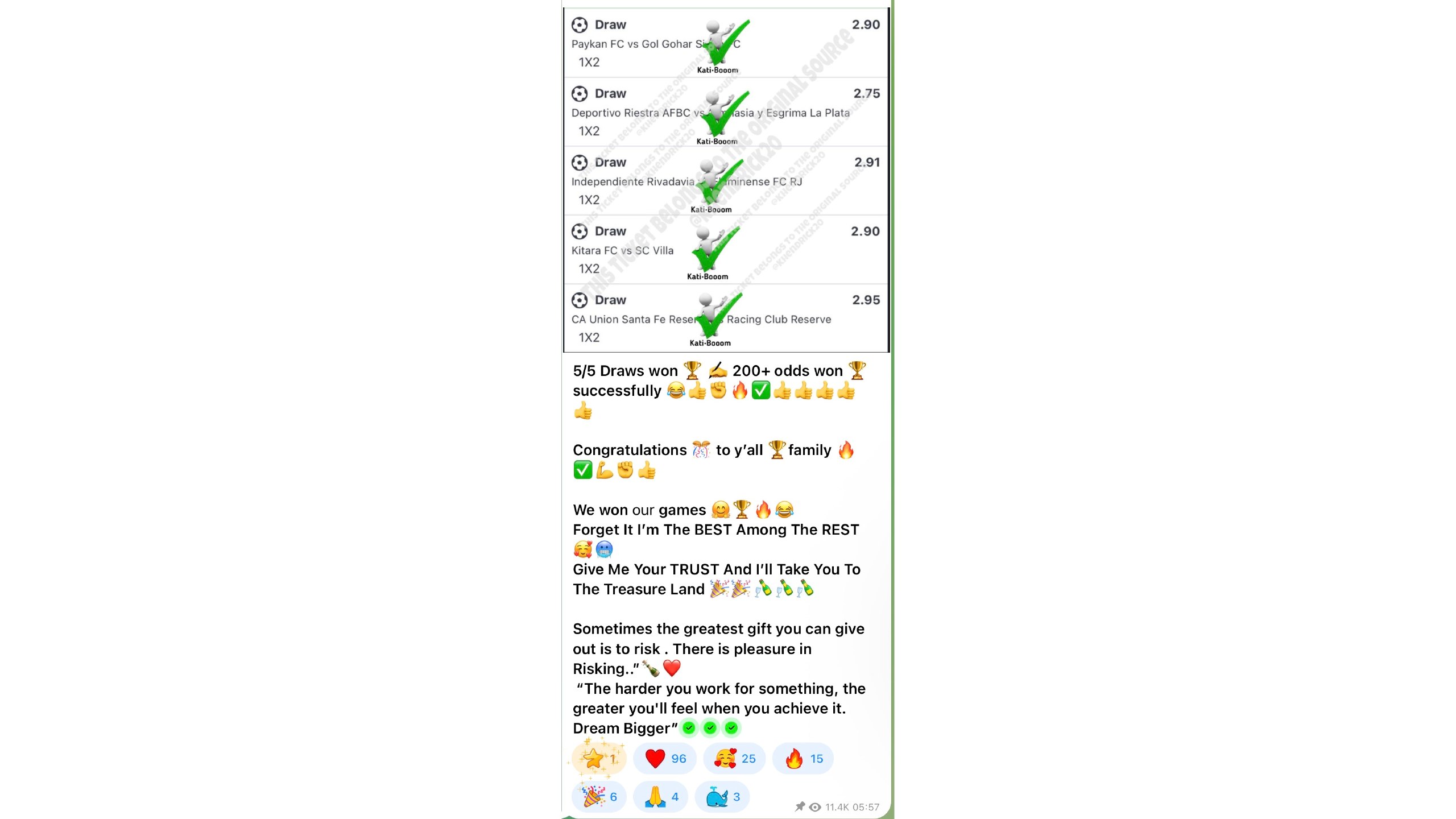 ONLY CORRECT SCORES