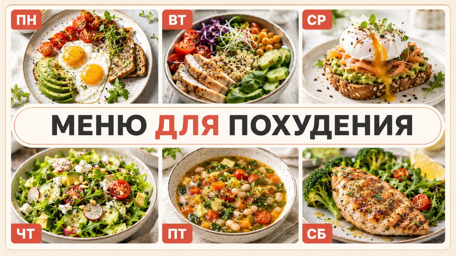 Меню для тех, кто хочет похудеть