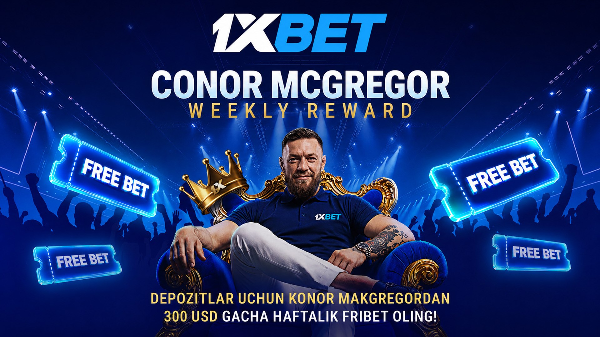 🇺🇿 1XBET UZ - акции и бонусы