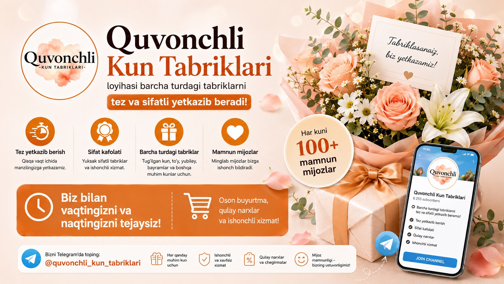 Quvonchli Kun Tabriklari