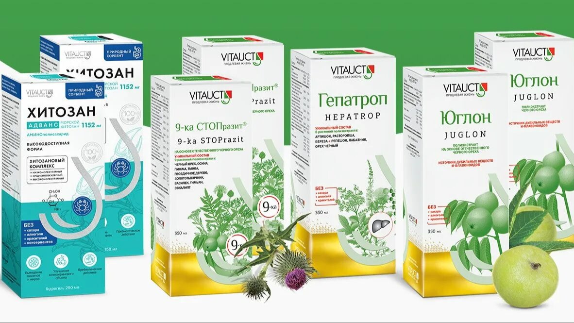 VITAUCT Натуральная продукция для здоровья и долголетия